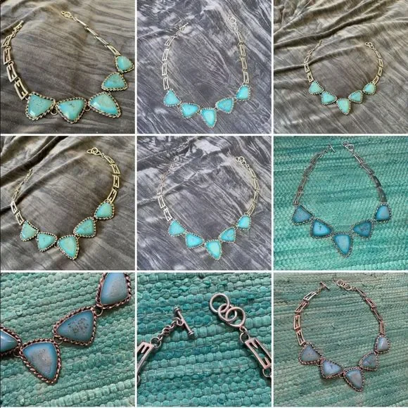 💰Artisan made SS 925 Druzy necklace twisted bezel